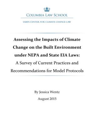 Assessing the Impacts of Climate Change on the Built Environment Under NEPA and State EIA Laws
