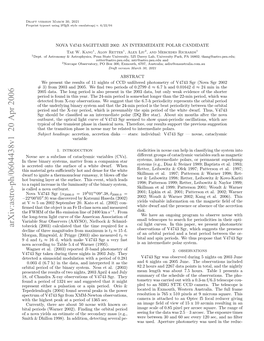 Nova V4743 Sagittarii 2002: an Intermediate Polar Candidate