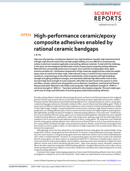 High-Performance Ceramic/Epoxy Composite Adhesives Enabled by Rational Ceramic Bandgaps J