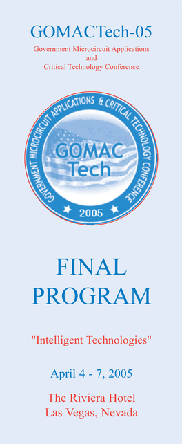 Gomactech-05 Program Committee