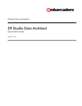 ER Studio Data Architect Quick Start Guide