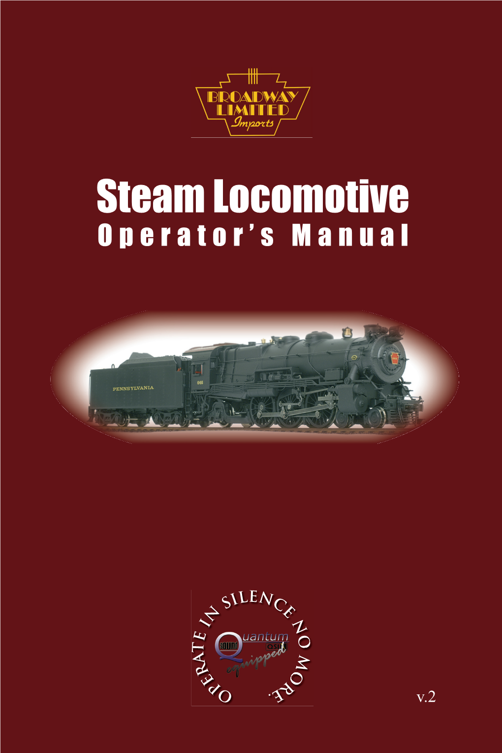 Steam Locomotive Operator’S Manual