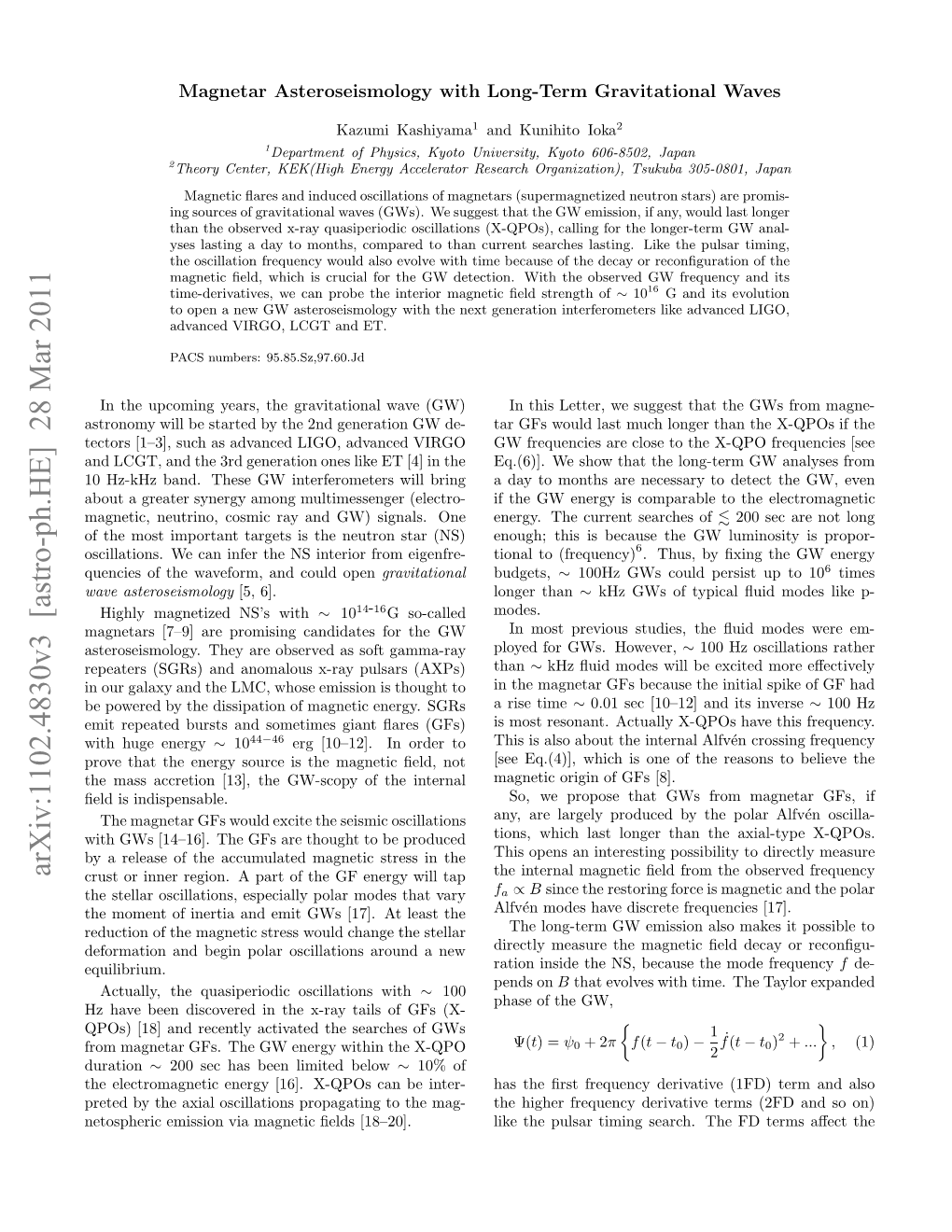 Magnetar Asteroseismology with Long-Term Gravitational Waves