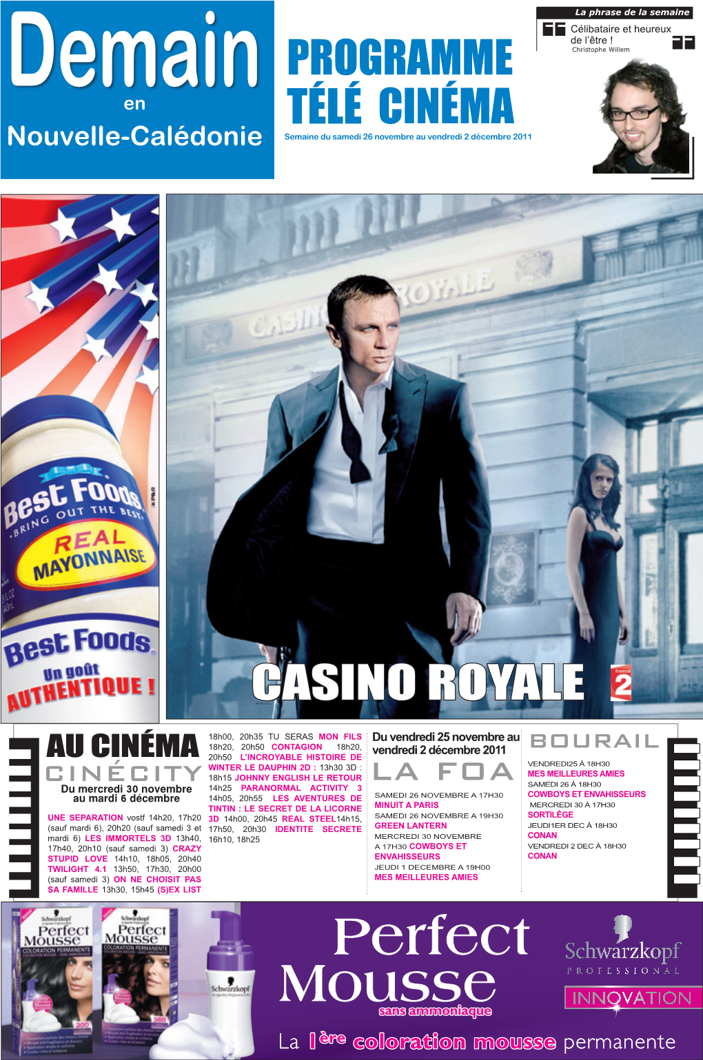 Programme Télé Cinéma Casino Royale
