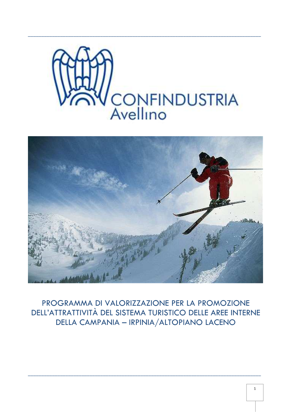 Progetto Laceno CONFINDUSTRIA Rev1