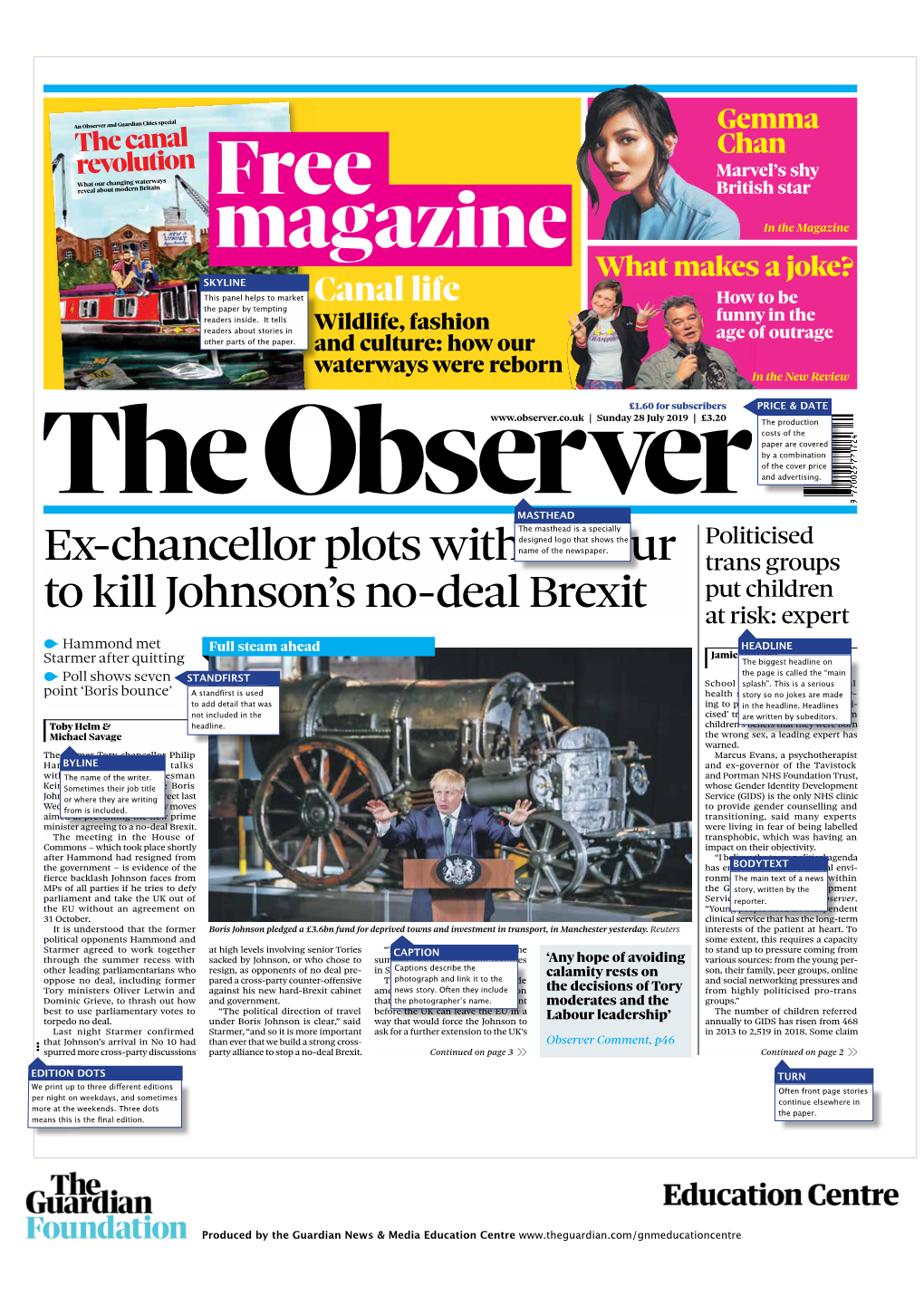 Ex-Chancellor Plots with Labour to Kill Johnson's No-Deal Brexit