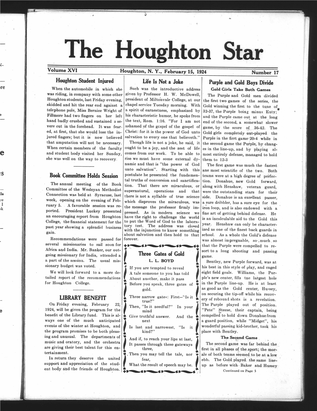 The Houghton Star