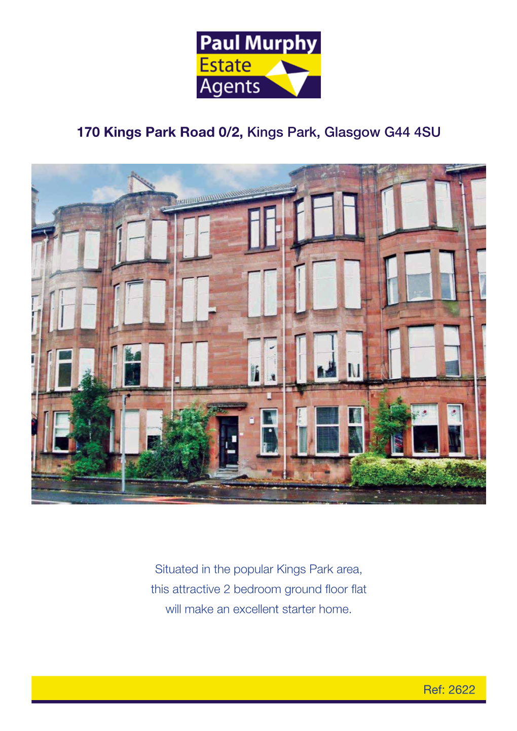 170 Kings Park Road 0/2, Kings Park, Glasgow G44 4SU