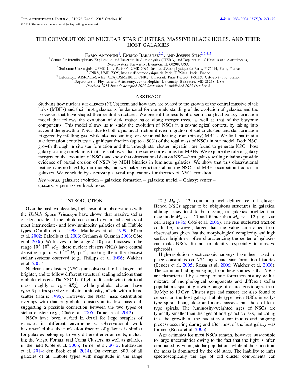 The Coevolution of Nuclear Star Clusters, Massive