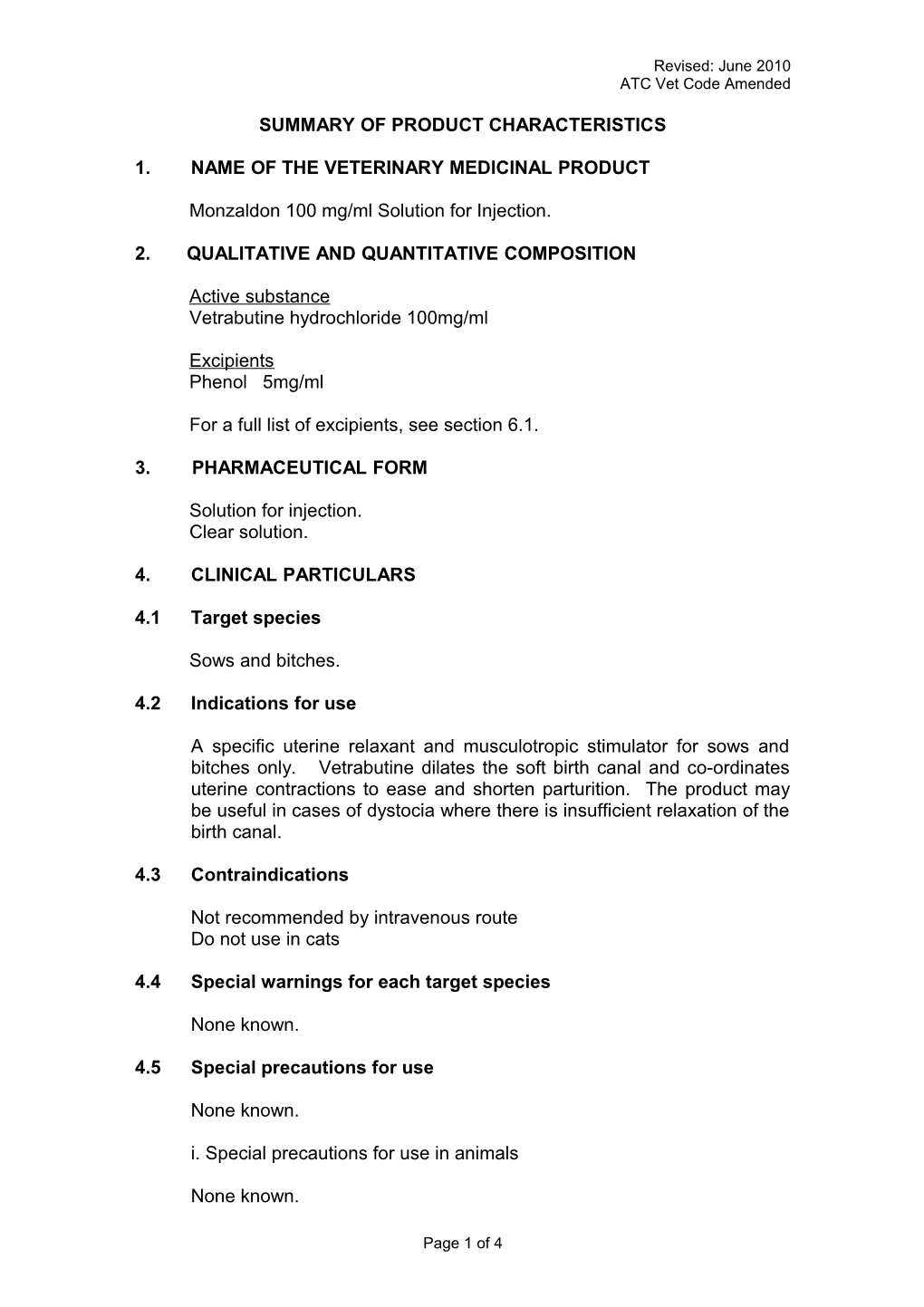 Summary of Product Characteristics s13