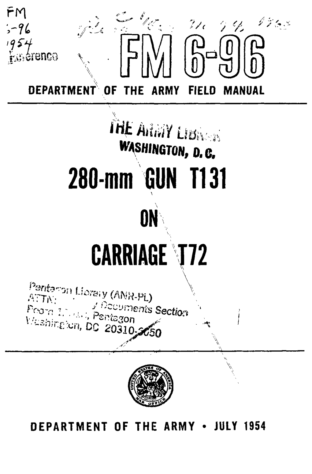 280-Mm GUN Tl 31 CARRIAGE