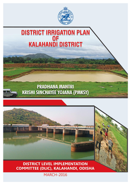 District Irrigation Plan of Kalahandi District, Odisha
