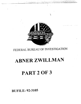 Abner Zwillman Part 3 of 7