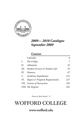 2010 Catalogue September 2009