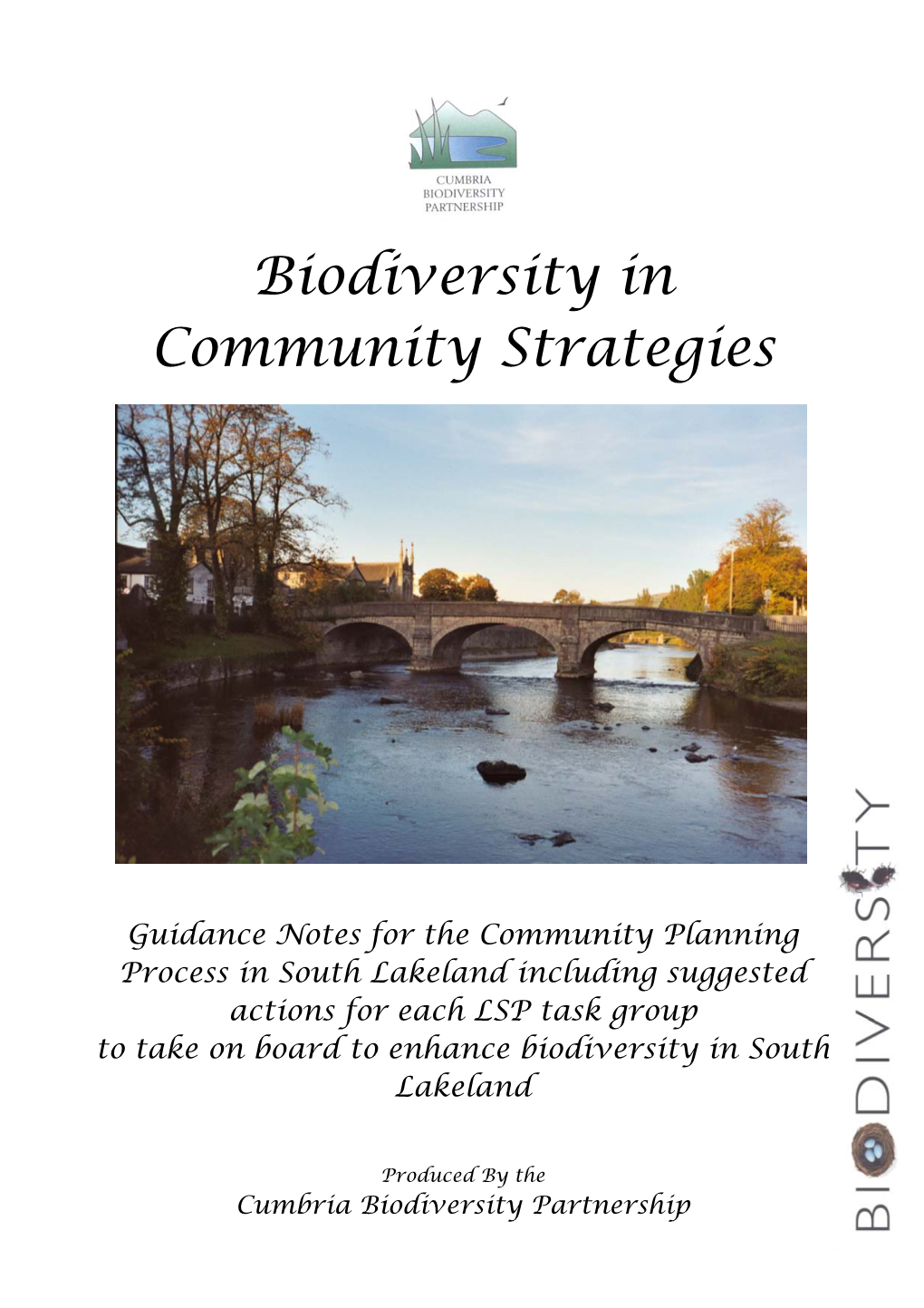 Biodiversity in Community Strategies