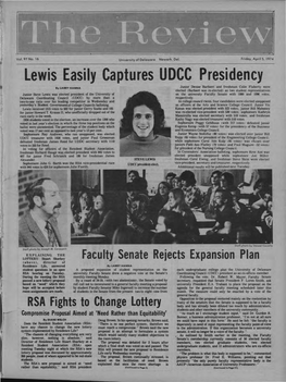 Lewis Easily Captures UDCC Presidency