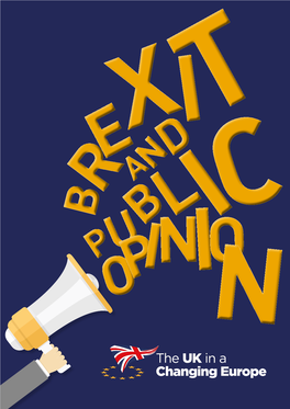 Brexit and Public Opinion