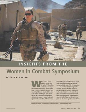 INSIGHTS from the Women in Combat Symposium