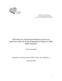 Off-Label-Use-Sept-2003.Pdf