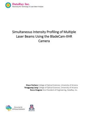 Simultaneous Intensity Profiling of Multiple Laser Beams Using the Bladecam-XHR Camera