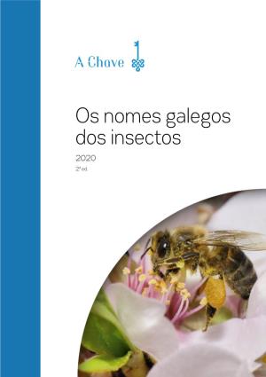 Os Nomes Galegos Dos Insectos 2020 2ª Ed