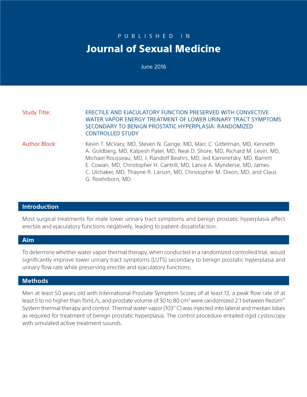 Journal of Sexual Medicine