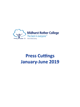 January-June Press Releases 2019