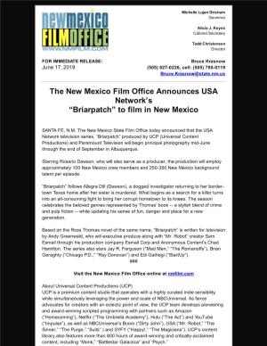 Briarpatch” to Film in New Mexico