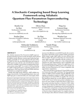 A Stochastic-Computing Based Deep Learning Framework Using