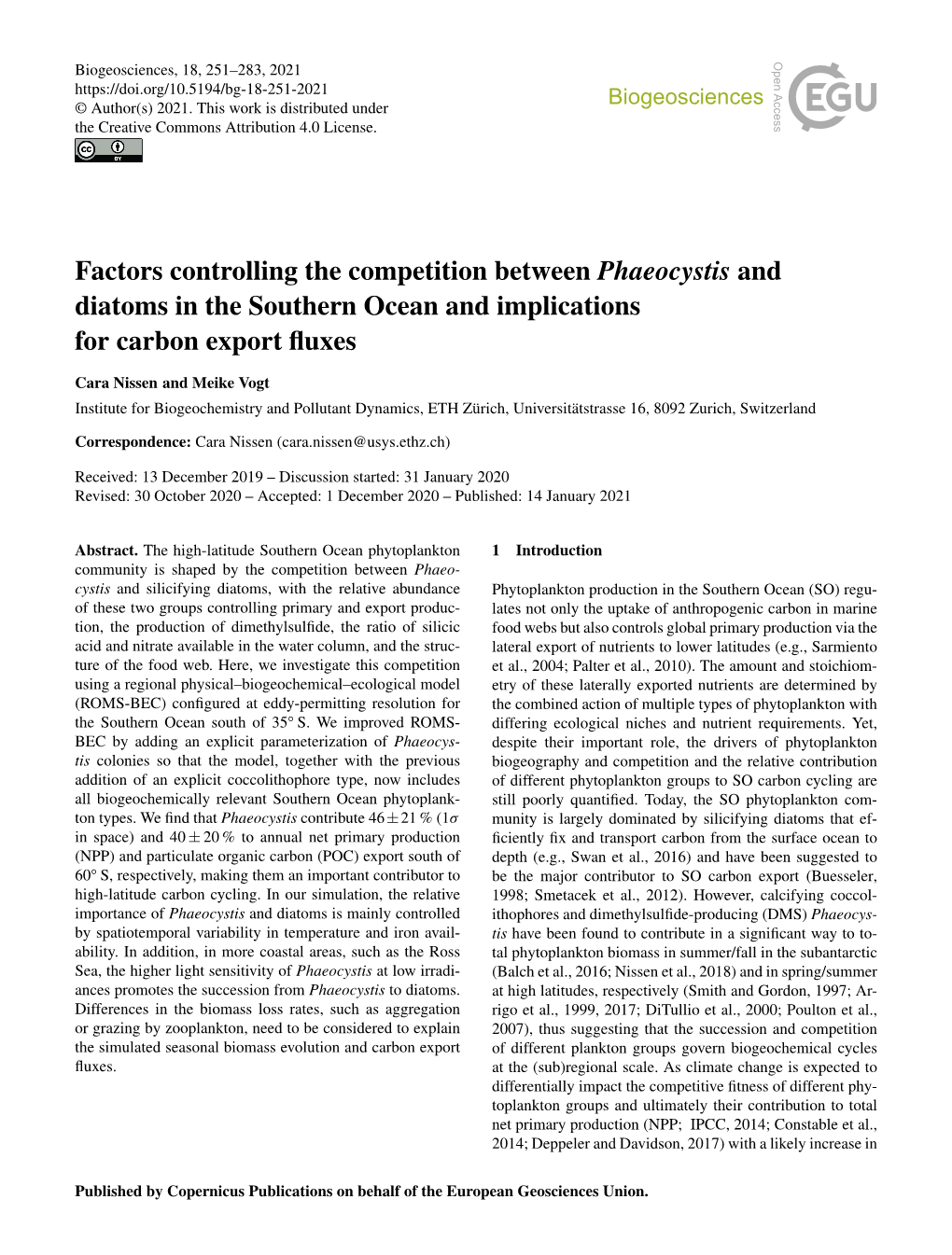 Articles Combined (See, 5 %–32 % and 17 %–63 % Between 30–90 and 60–90◦ S, Re- E.G., Turner, 2015)