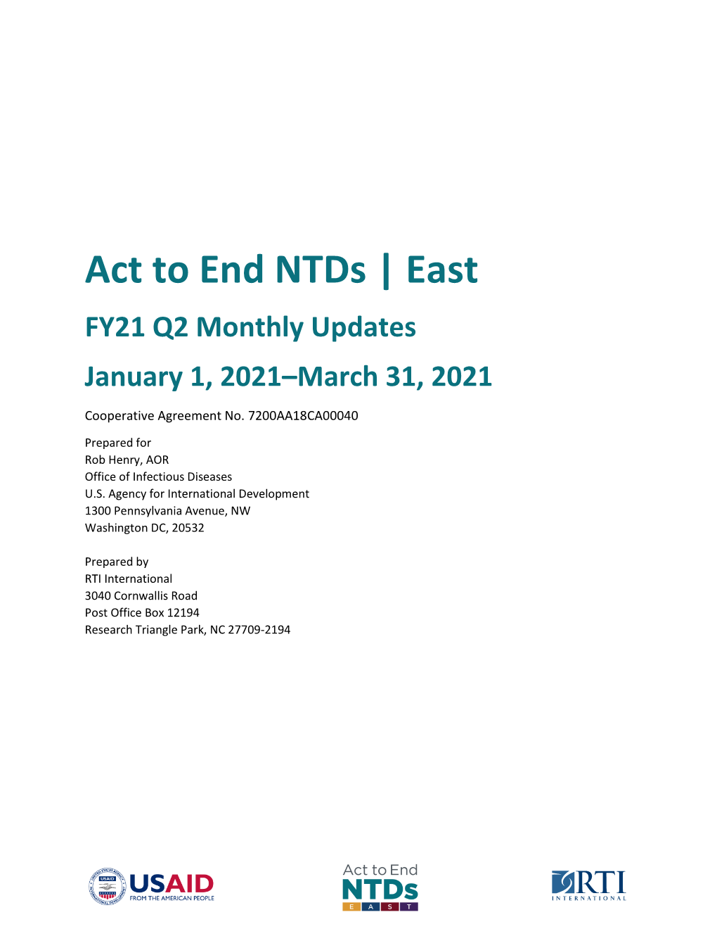 FY21 Q2 Country Updates