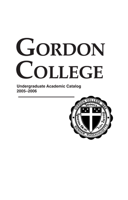 2005-2006 Undergraduate Academic Catalog