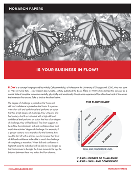 Is Your Business in Flow?