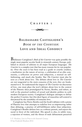 Baldassare Castiglione's Love and Ideal Conduct