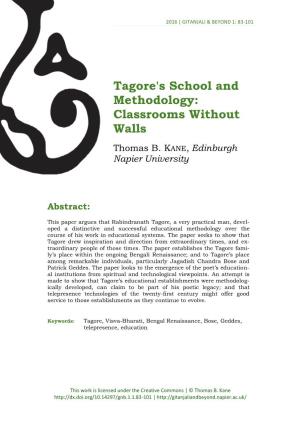 Tagore's School and Methodology: Classrooms Without Walls