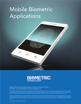 Mobile Biometrics Market Report