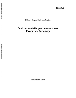 Environmental Impact Assessment Executive Summary