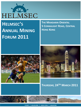 Helmsec's Annual Mining Forum 2011