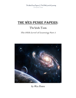 The Fifth Level of Learning: the Vedic Gods