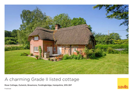 A Charming Grade II Listed Cottage