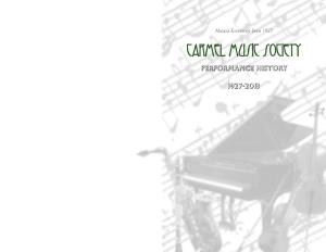 Carmel Music Society