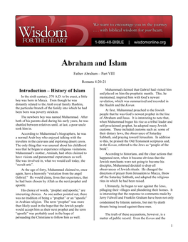 Abraham and Islam