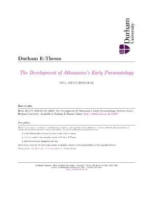 The Development of Athanasius's Early Pneumatology