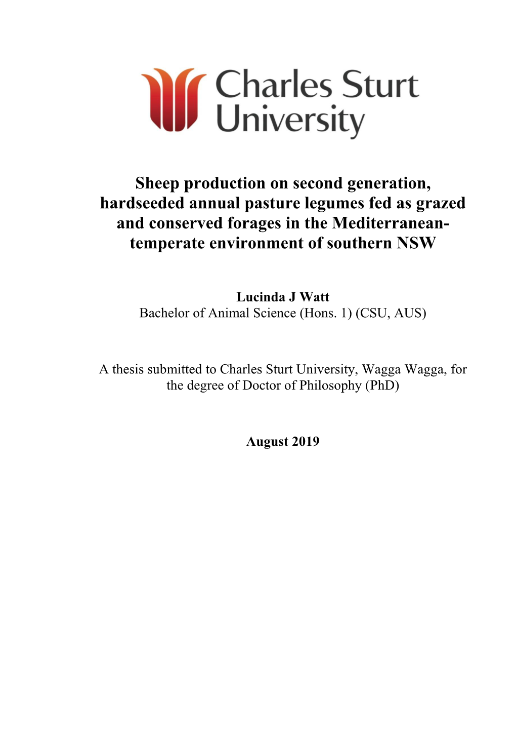 Lucinda Watt Thesis