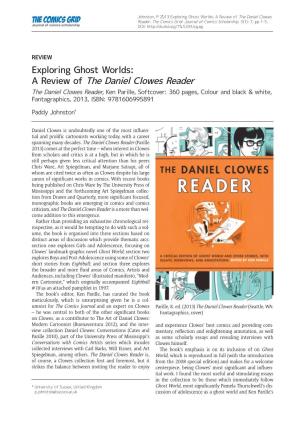 Exploring Ghost Worlds: a Review of the Daniel Clowes Reader