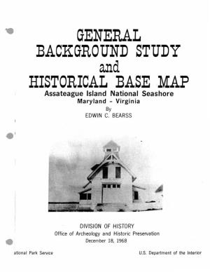 General Background Study and Historical Base Map, Assateague