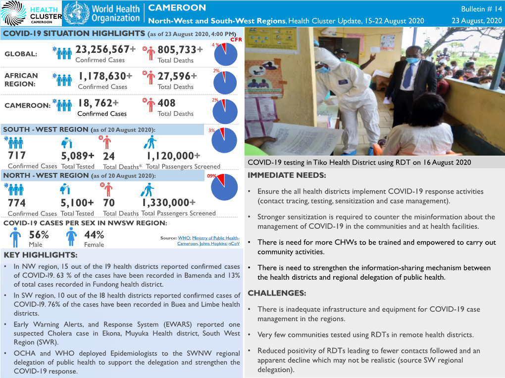 CAMEROON Bulletin # 14