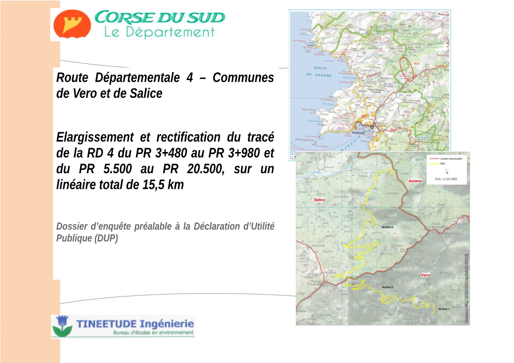 Route Départementale 4 – Communes De Vero Et De Salice