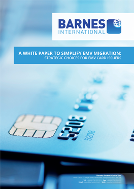 Simplifying EMV Migration Strategic