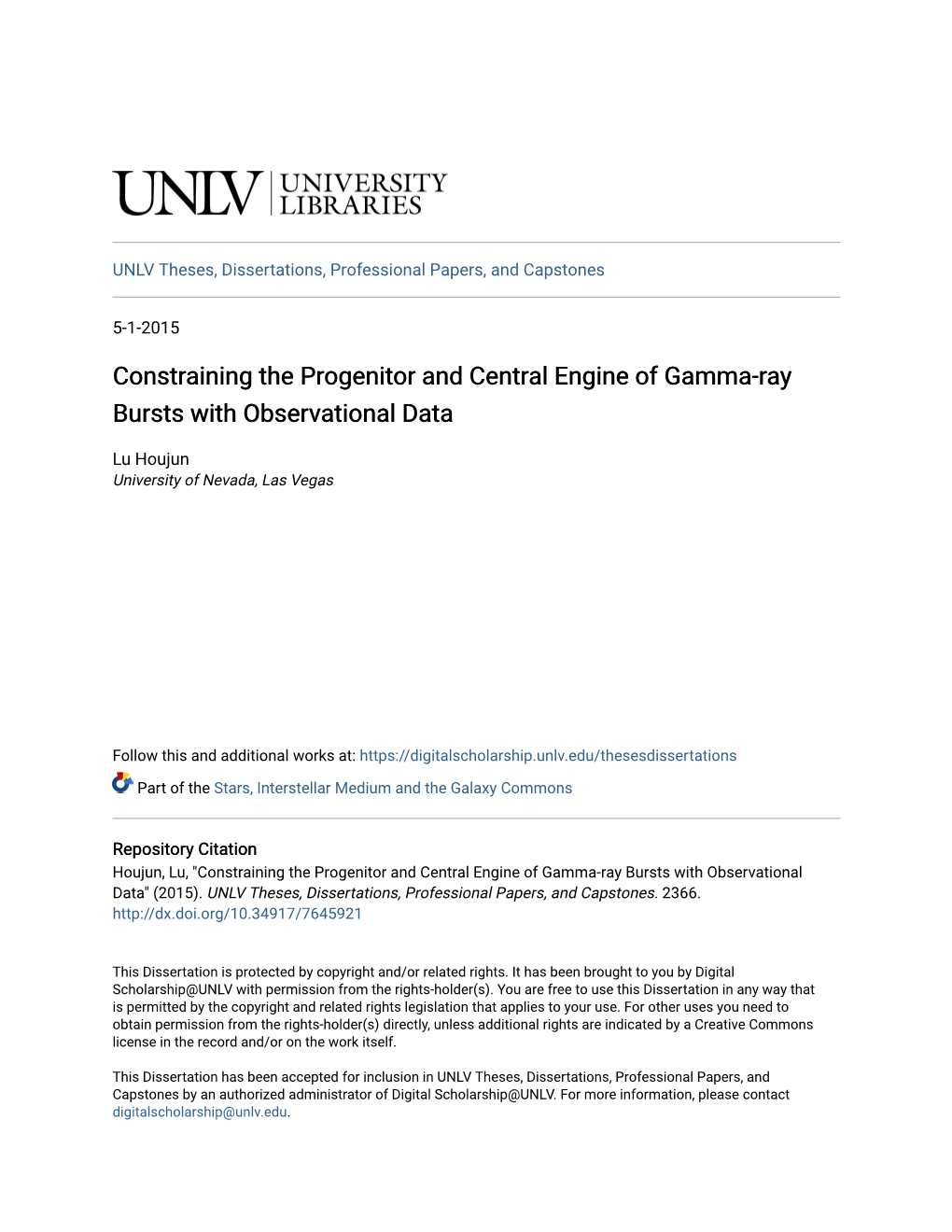 Constraining the Progenitor and Central Engine of Gamma-Ray Bursts with Observational Data